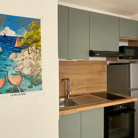 Très Joli T2 Terrasse, Parking Cap 300m Richelieu Appartement